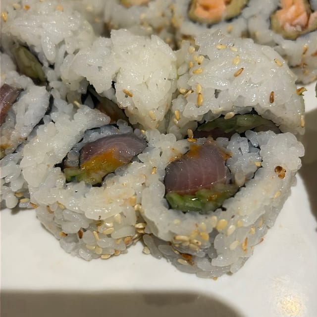 Spicy Yellowtail Roll.