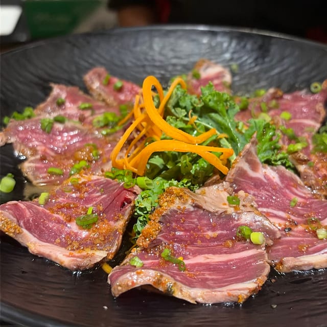 Beef Tataki.