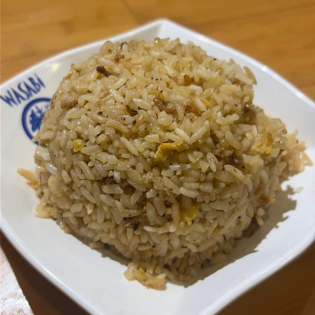 Side of Bacon and Egg Fried Rice.
